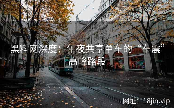 黑料网深度：午夜共享单车的“车震”高峰路段