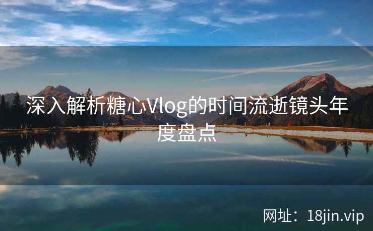 深入解析糖心Vlog的时间流逝镜头年度盘点